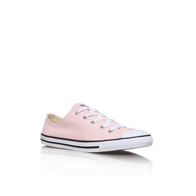 Pink 'CT Dainty Low' flat lace up sneakers